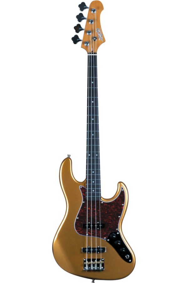 JET JJB-300 Jazz Bass Gold
