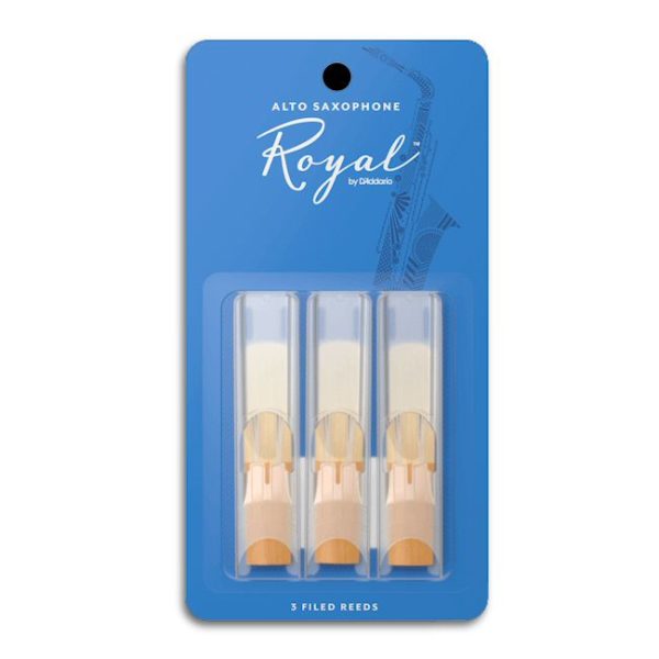 Royal by D'addario Alto Saxophone Reeds 3-pack