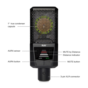 Lewitt RAY Condenser Microphone with AURA
