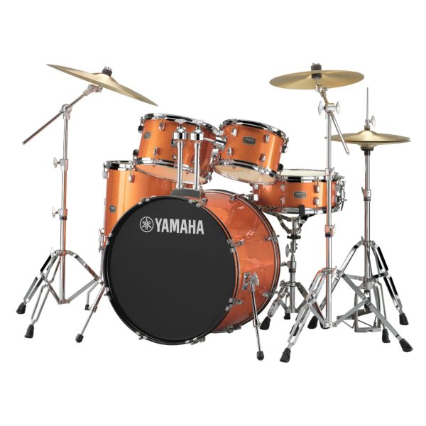 Yamaha Rydeen Euro Size Drum Kit Orange Glitter