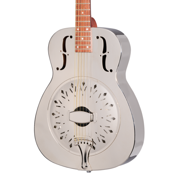 Epiphone Dobro Hound Dog Resonator Guitar Chrome Body