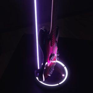 Gravity GS LS 01 NH B Neckhug Glow Stand for Guitar or Bass