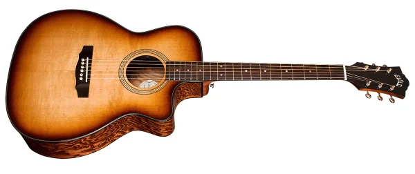 Guild OM-260CE Deluxe Burl Acoustic Electric Guitar