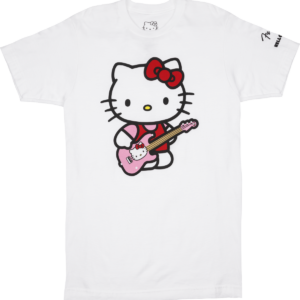 Fender x Hello Kitty White Sleeve Hit Logo Tee Small