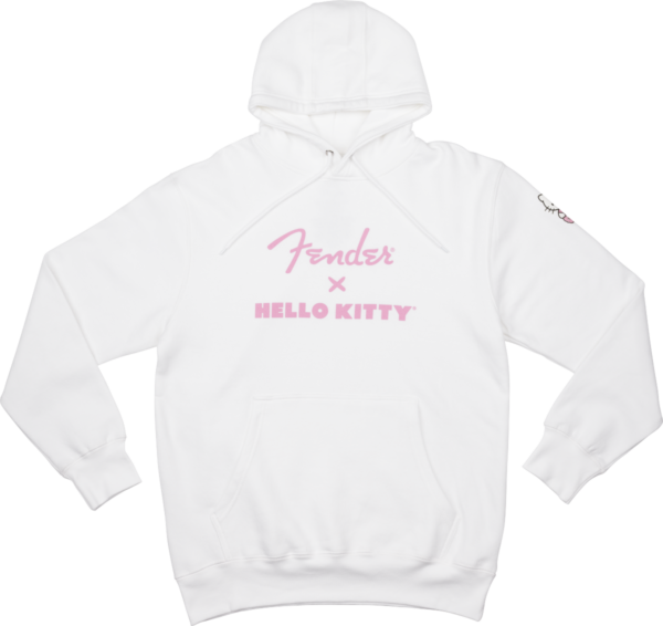 Fender x Hello Kitty White Sleeve Logo Hoodie