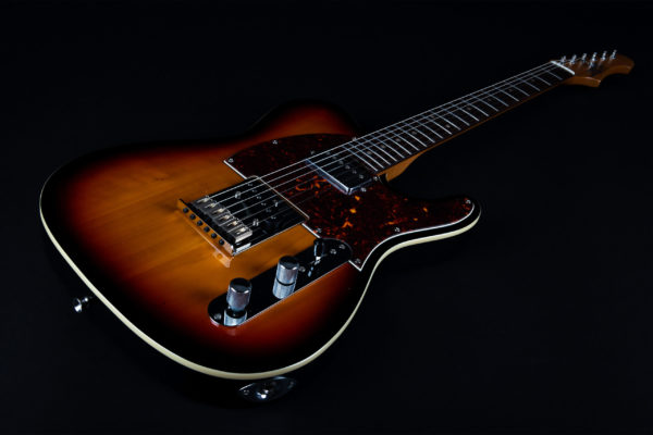 JET JT-350 Tele Style Electric Guitar Body Closeup
