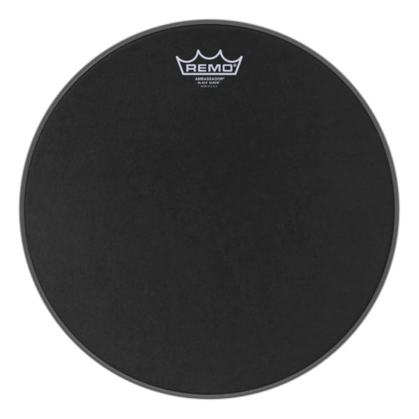 Remo Ambassador Black Suede Drumhead