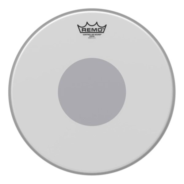 Remo Controlled Sound Coated Black Dot Drumhead