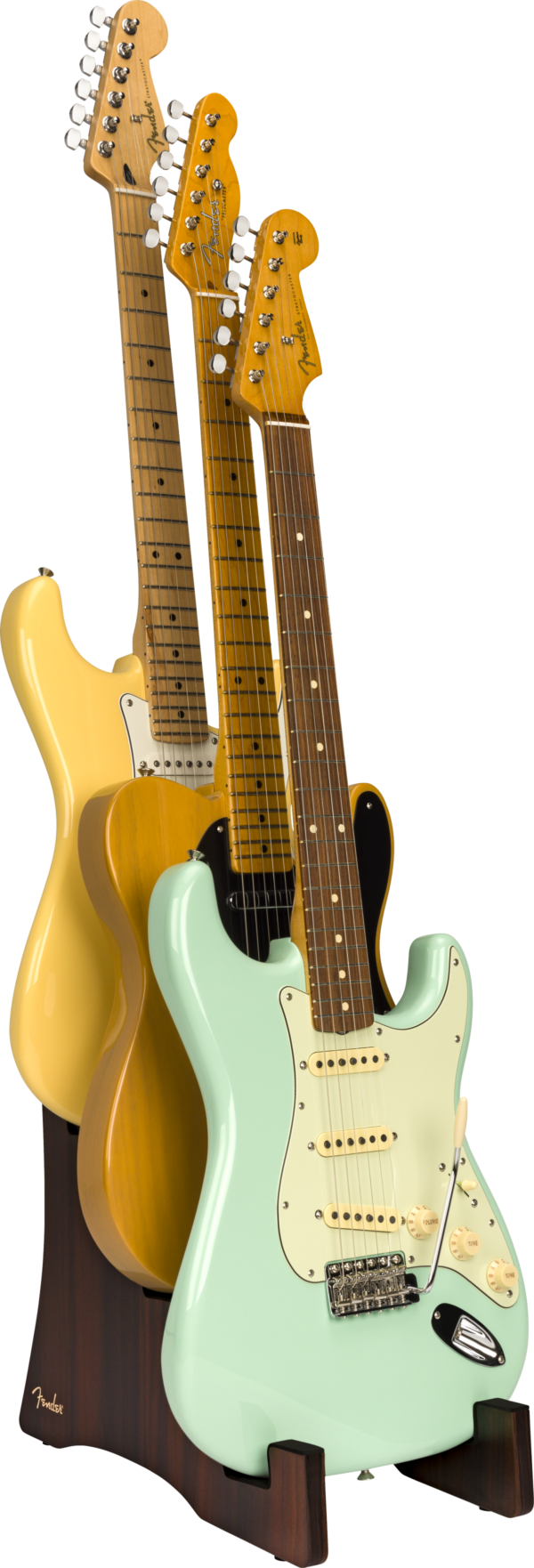 Fender Deluxe Wooden 3-Tier Guitar Stand