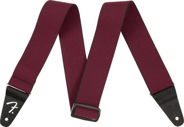 Fender WeighLess Tweed Straps Red
