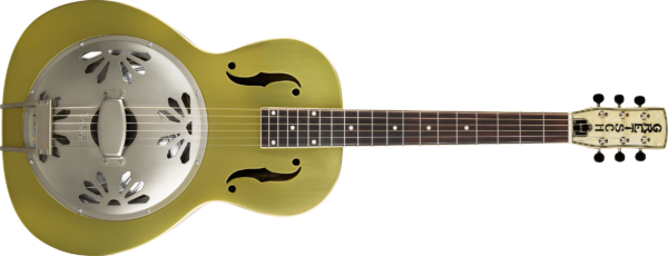 Gretsch G9202 Honey Dipper Special Round-Neck Brass Body Resonator Guitar