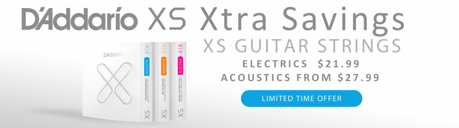 Killer Deals on D'Addario XS Coated Guitar Strings! Limited Time Only