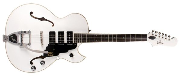 Guild Starfire I Jet90 Semi-Hollow Electric Guitar Satin White