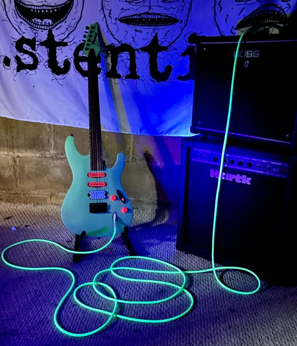 Pig Hog Glow In The Dark Woven Instrument Cables