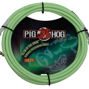 Pig Hog Glow In The Dark Woven Instrument Cables