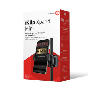 IK Multimedia iKlip Xpand Mini iPhone Smartphone Mount for Mic Stand