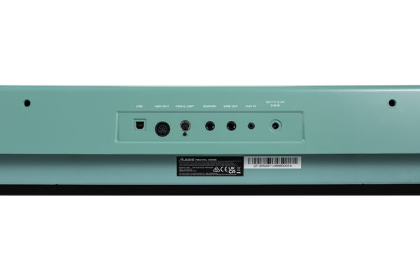 Alesis Recital Home 88-Key Contemporary Digital Piano w/ Wooden Stand Turquoise