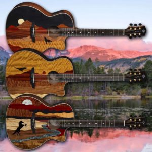 Luna Vista Acoustic Electric Guitar