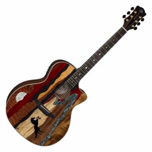 Luna Vista Acoustic Electric Guitar Stallion